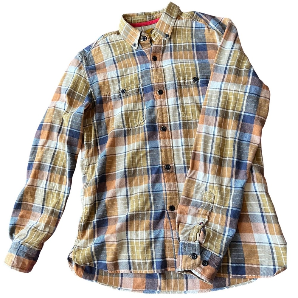 Stapleford Mens Plaid Workwear Button‎ Down Shirt Small Outdoor Western Rodeo